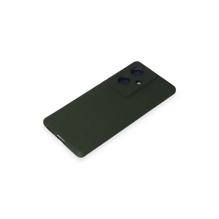 Vivo V29 Lite Kılıf Nano İçi Kadife Silikon - Koyu Yeşil