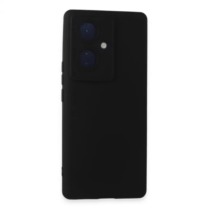 Vivo V29 Lite Kılıf Nano İçi Kadife Silikon - Siyah