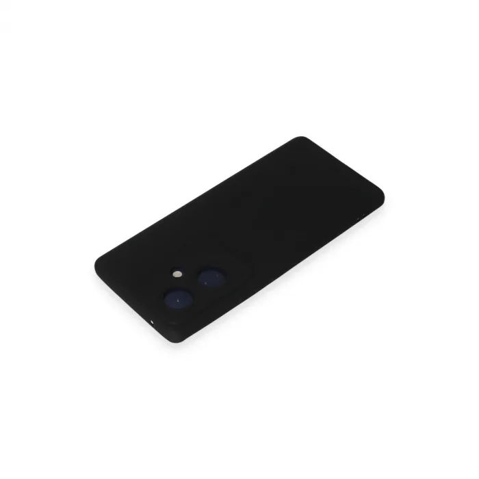Vivo V29 Lite Kılıf Nano İçi Kadife Silikon - Siyah
