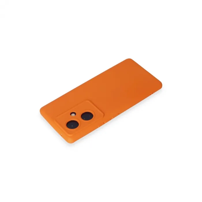 Vivo V29 Lite Kılıf Nano İçi Kadife Silikon - Turuncu