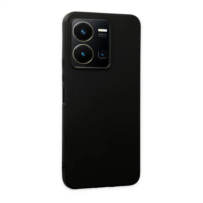 Vivo Y35 Kılıf First Silikon - Siyah