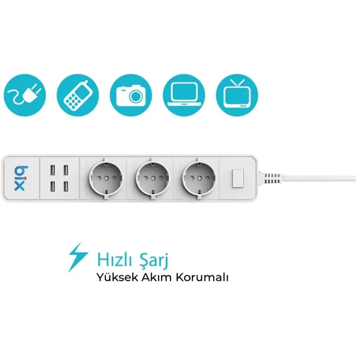 Vtn Bp-01 Wifi Yüksek Akım Korumalı Hızlı Şarj Özellikli Akıllı Priz