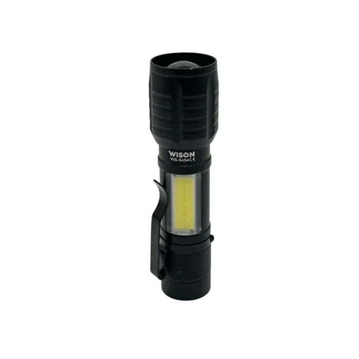 Wison Ws-5454 Cob Led Usb Şarjlı Mini El Feneri