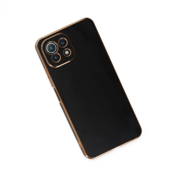 Xiaomi Mi 11 Lite Kılıf Volet Silikon - Siyah