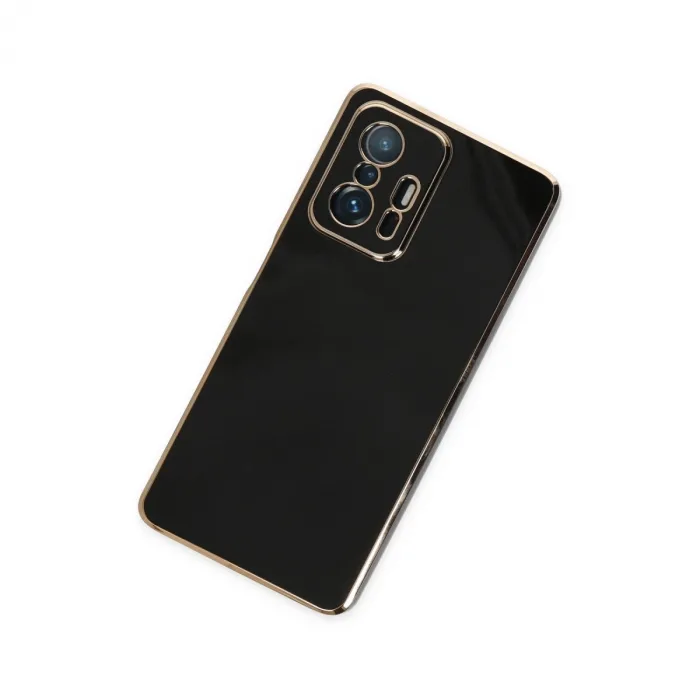 Xiaomi Mi 11t Pro Kılıf Volet Silikon - Siyah