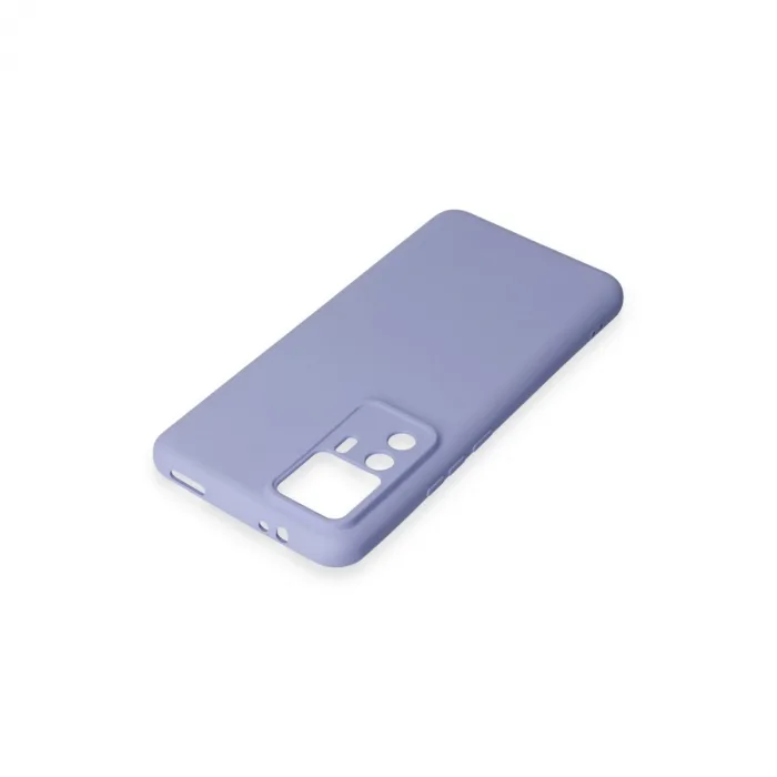 Xiaomi Mi 12t Pro Kılıf Nano İçi Kadife Silikon - Lila