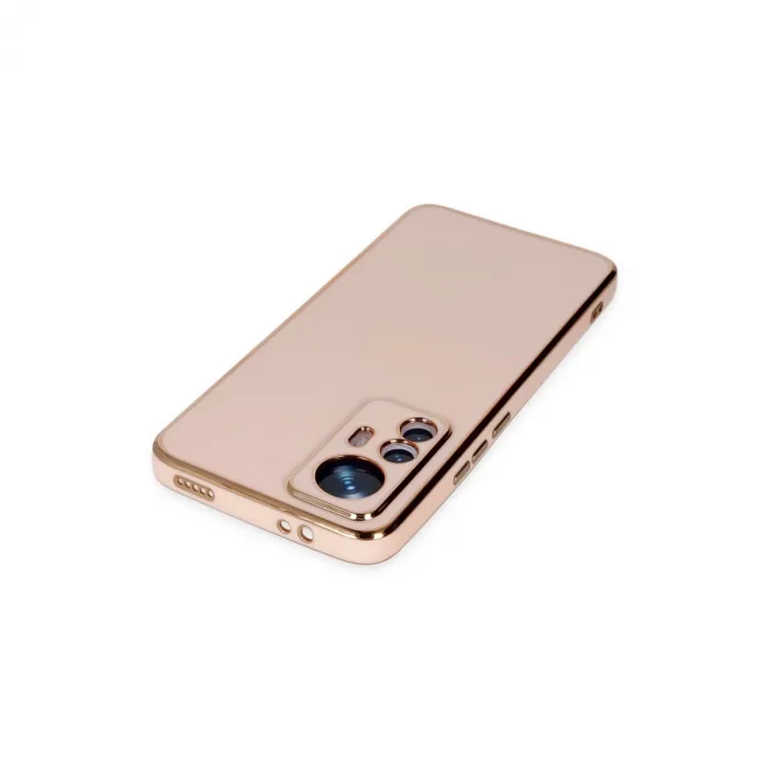 Xiaomi Mi 12t Pro Kılıf Volet Silikon - Pembe