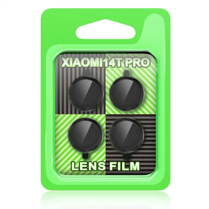 Xiaomi Mi 14t Pro Raze Metal Kamera Lens - Siyah