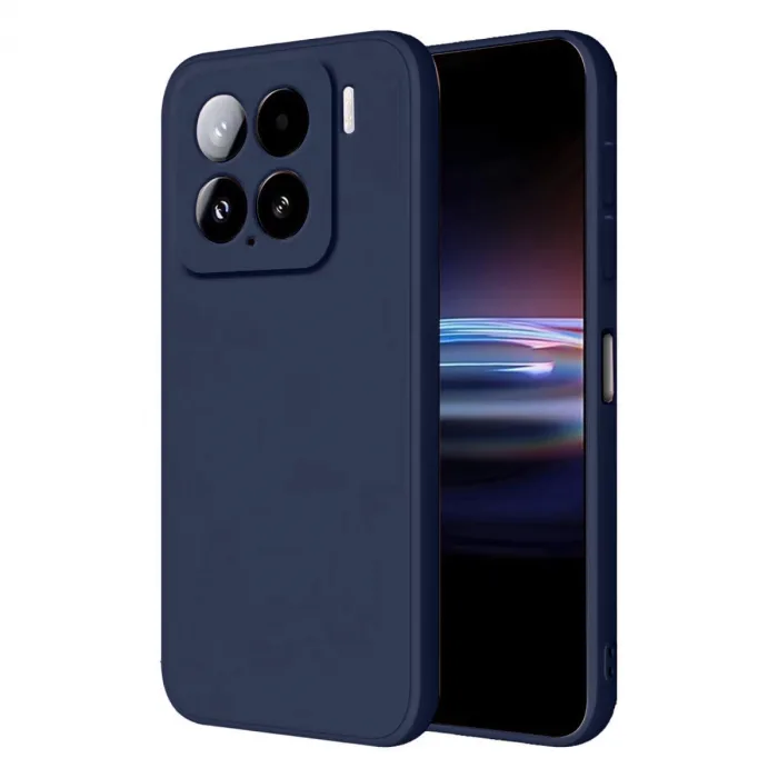 Xiaomi Mi 15 Pro Kılıf Nano İçi Kadife Silikon - Lacivert