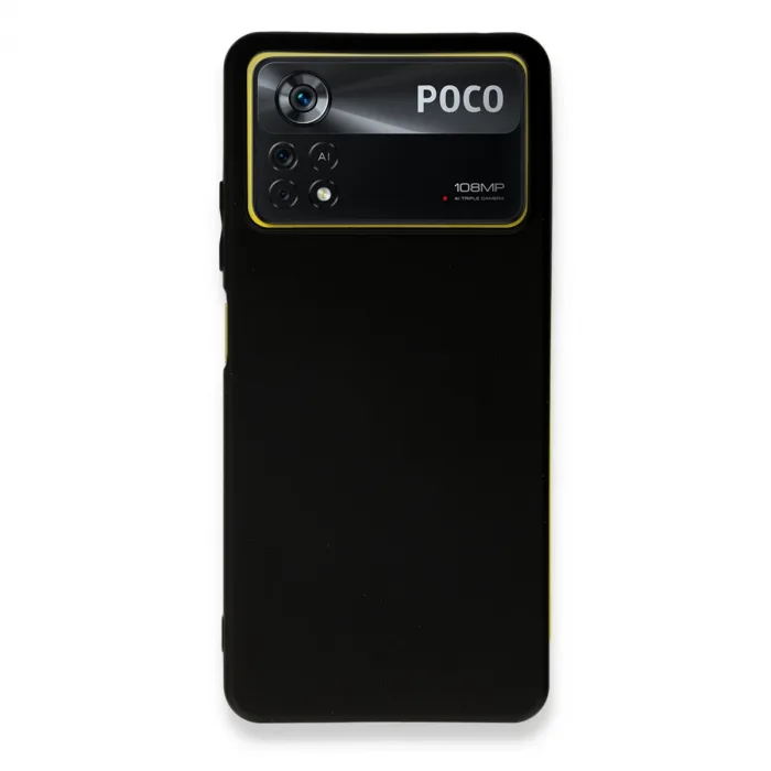 Xiaomi Poco X4 Pro 5g Kılıf First Silikon - Siyah