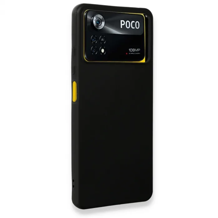 Xiaomi Poco X4 Pro 5g Kılıf First Silikon - Siyah