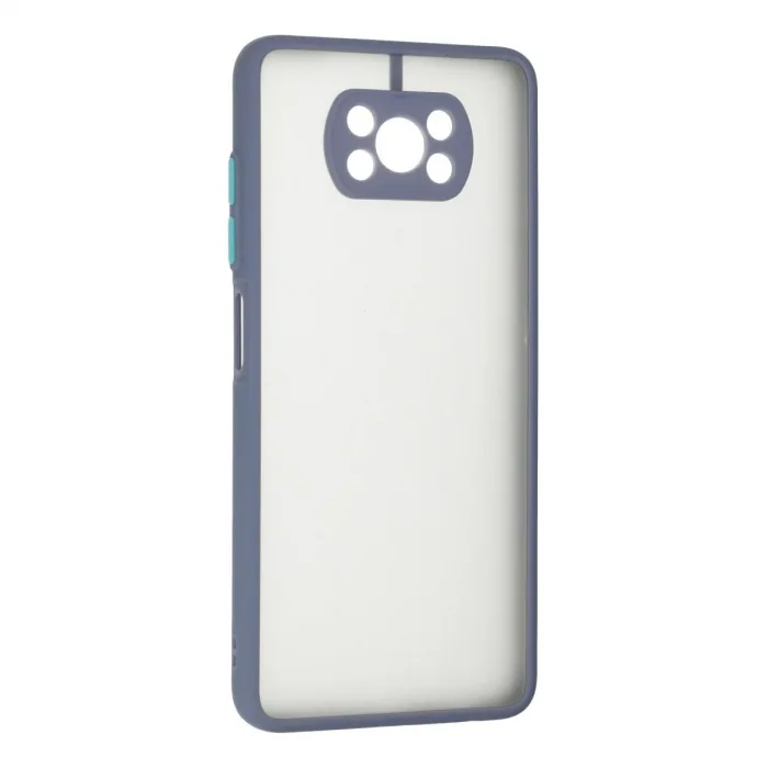 Xiaomi Pocophone X3 Kılıf Montreal Silikon Kapak - Gri