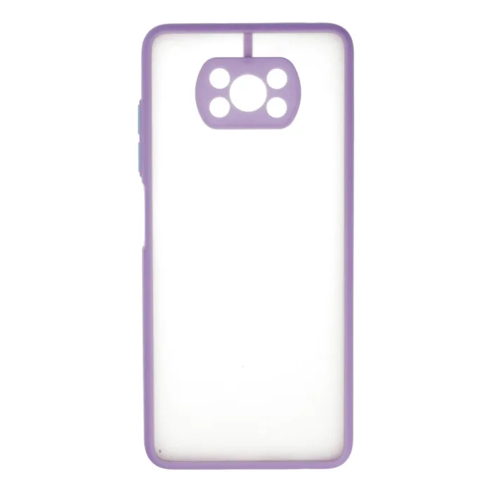 Xiaomi Pocophone X3 Kılıf Montreal Silikon Kapak - Mor