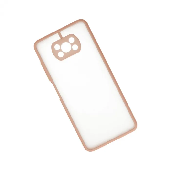 Xiaomi Pocophone X3 Kılıf Montreal Silikon Kapak - Pembe