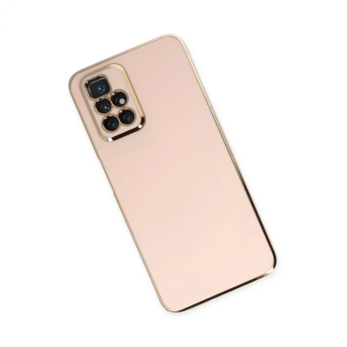 Xiaomi Redmi 10 2022 Kılıf Volet Silikon - Pembe