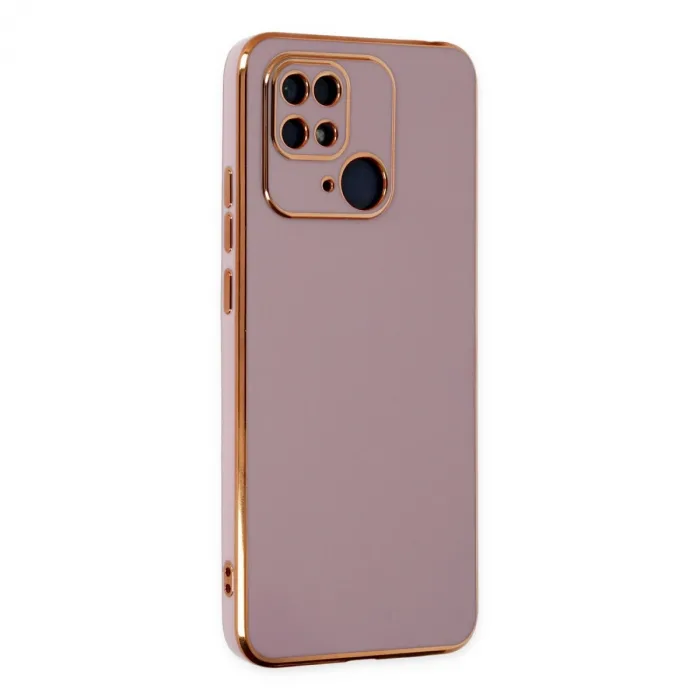 Xiaomi Redmi 10c Kılıf Volet Silikon - Mor