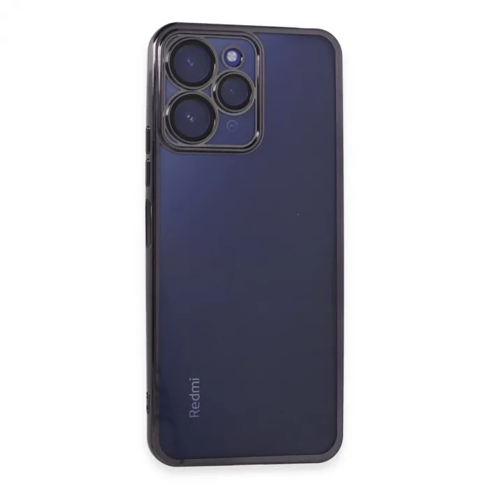 Xiaomi Redmi 12 Kılıf Razer Lensli Silikon - Mor