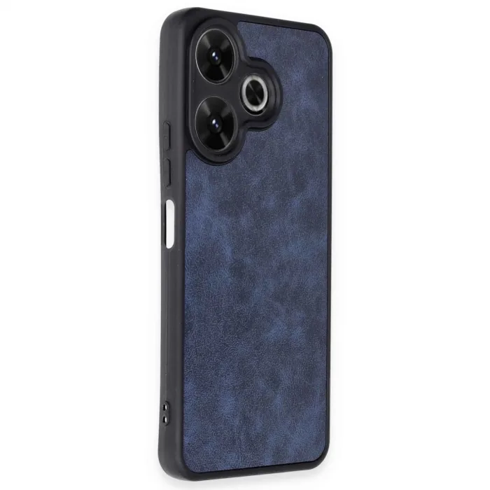 Xiaomi Redmi 13 4g Kılıf Aras Deri Kapak - Lacivert