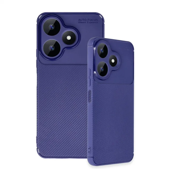 Xiaomi Redmi 13 4g Kılıf Auto Focus Karbon Kapak - Lacivert