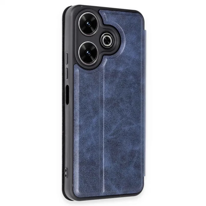 Xiaomi Redmi 13 4g Kılıf Flip Cover - Lacivert