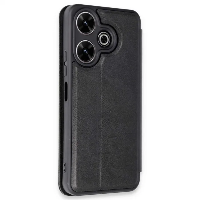 Xiaomi Redmi 13 4g Kılıf Flip Cover - Siyah