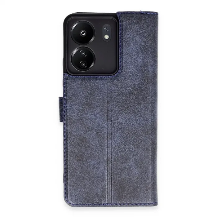 Xiaomi Redmi 13c Kılıf Trend S Plus Kapaklı Kılıf - Lacivert