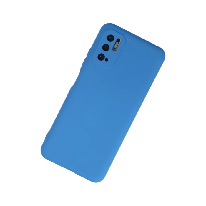 Xiaomi Redmi Note 10 5g Kılıf Nano İçi Kadife Silikon - Mavi