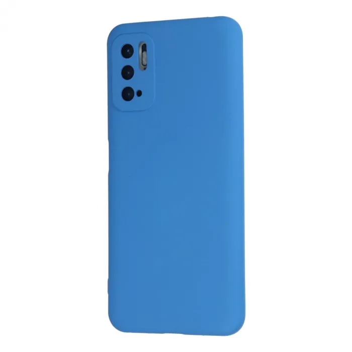 Xiaomi Redmi Note 10 5g Kılıf Nano İçi Kadife Silikon - Mavi