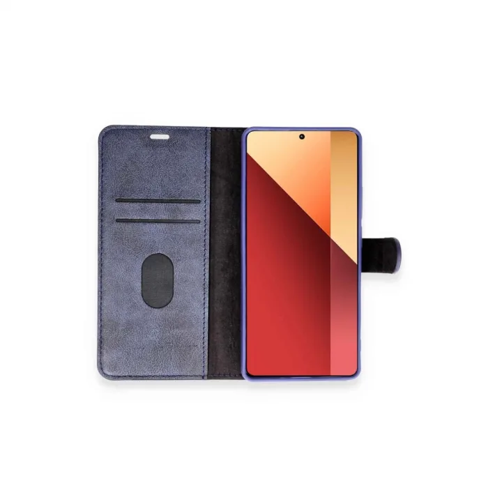 Xiaomi Redmi Note 13 Pro 4g Kılıf Trend S Plus Kapaklı Kılıf - Lacivert