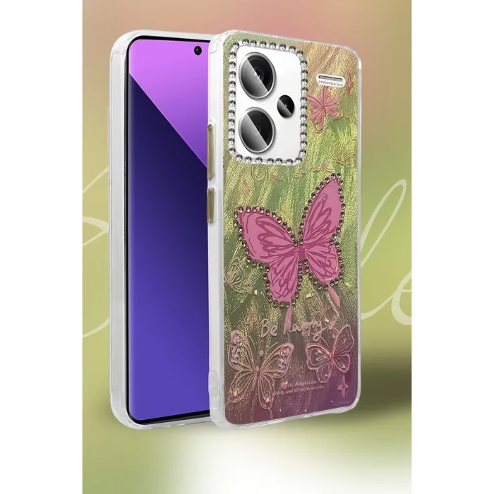 Xiaomi Redmi Note 13 Pro Plus Kılıf Blade Aynalı Desenli Kapak - Desen 7