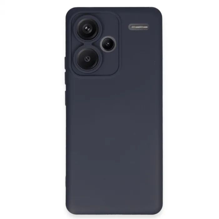 Xiaomi Redmi Note 13 Pro Plus Kılıf Nano İçi Kadife Silikon - Lacivert