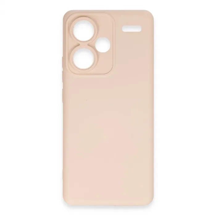 Xiaomi Redmi Note 13 Pro Plus Kılıf Nano İçi Kadife Silikon - Pudra