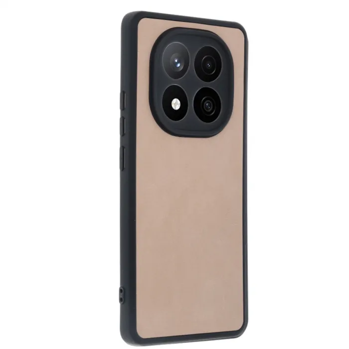 Xiaomi Redmi Note 14 Pro 5g Kılıf Aras Deri Kapak - Pudra