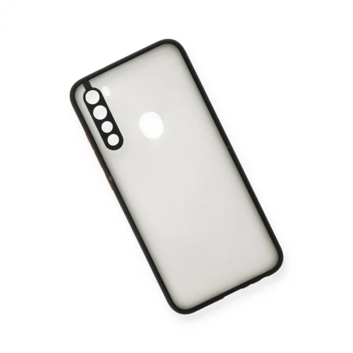 Xiaomi Redmi Note 8 Kılıf Montreal Silikon Kapak - Siyah