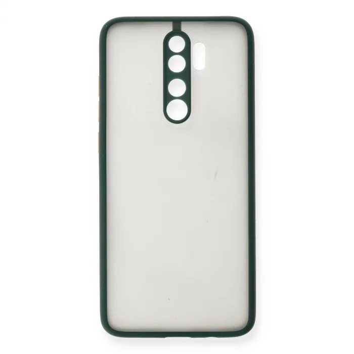 Xiaomi Redmi Note 8 Pro Kılıf Montreal Silikon Kapak - Yeşil