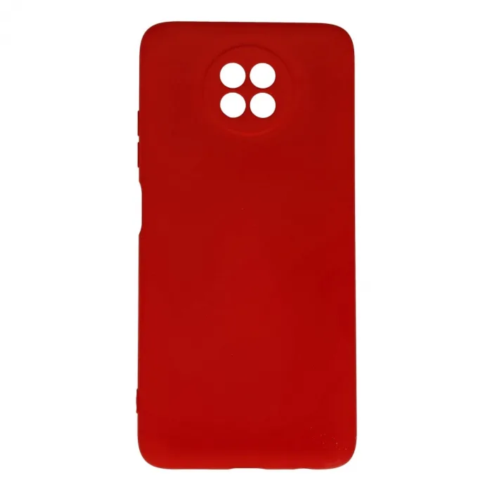 Xiaomi Redmi Note 9 5g Kılıf Nano İçi Kadife Silikon - Kırmızı