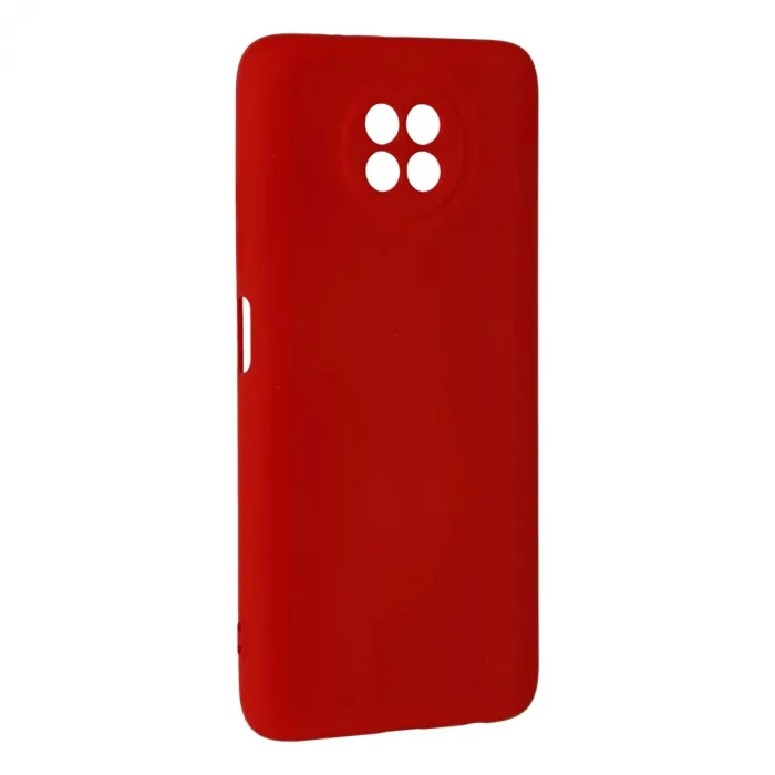 Xiaomi Redmi Note 9 5g Kılıf Nano İçi Kadife Silikon - Kırmızı