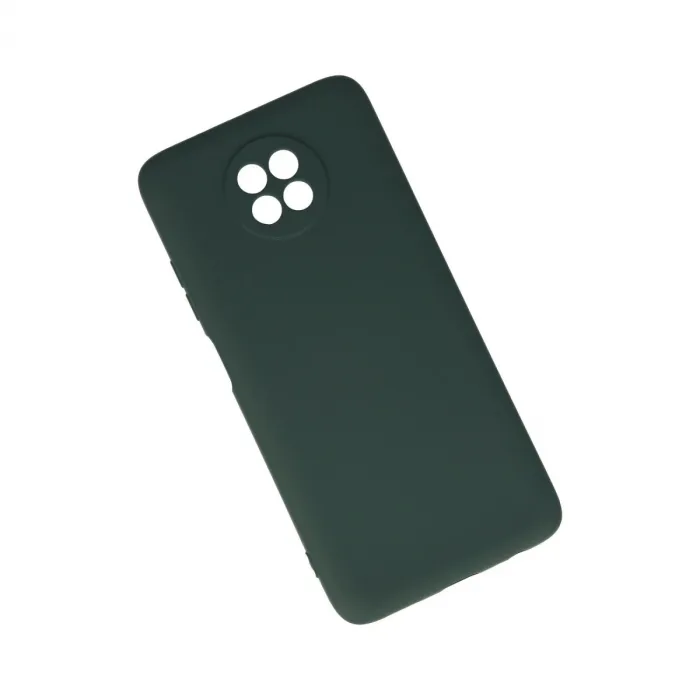 Xiaomi Redmi Note 9 5g Kılıf Nano İçi Kadife Silikon - Koyu Yeşil