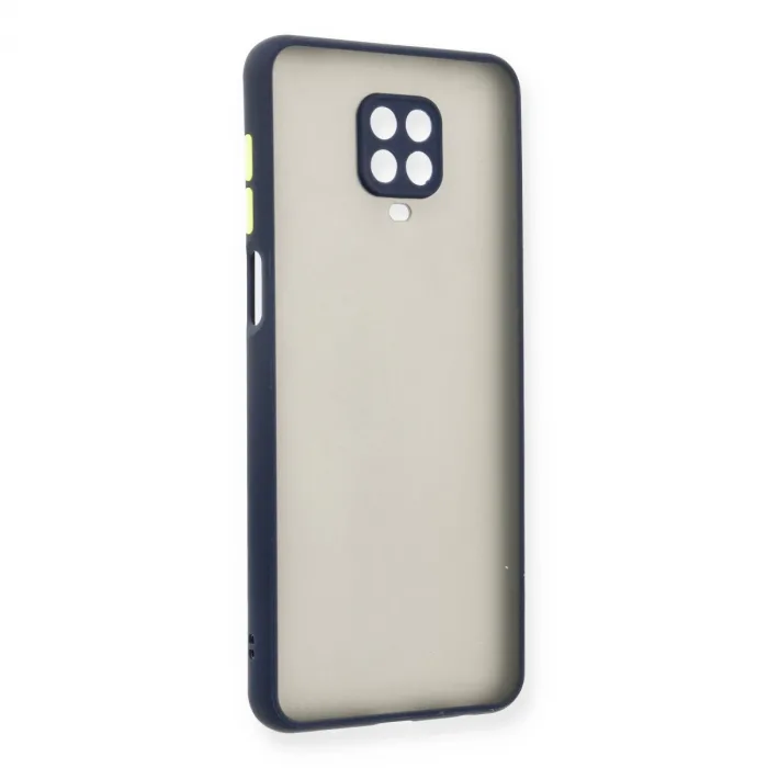 Xiaomi Redmi Note 9 Pro Kılıf Montreal Silikon Kapak - Lacivert