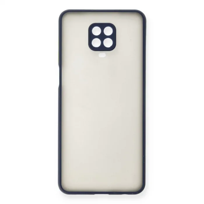 Xiaomi Redmi Note 9 Pro Kılıf Montreal Silikon Kapak - Lacivert