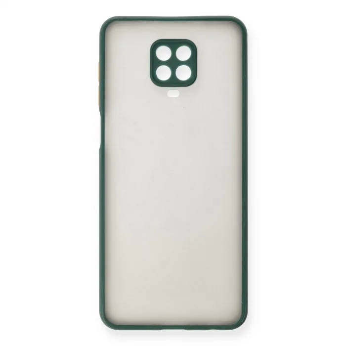 Xiaomi Redmi Note 9 Pro Kılıf Montreal Silikon Kapak - Yeşil