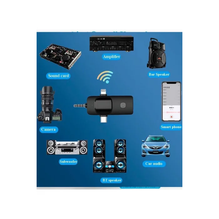 Yüksek Kalite Profesyonel 3 In 1 Kablosuz Taşınabilir Yaka Mikrofonu Youtube Facebook Tiktok