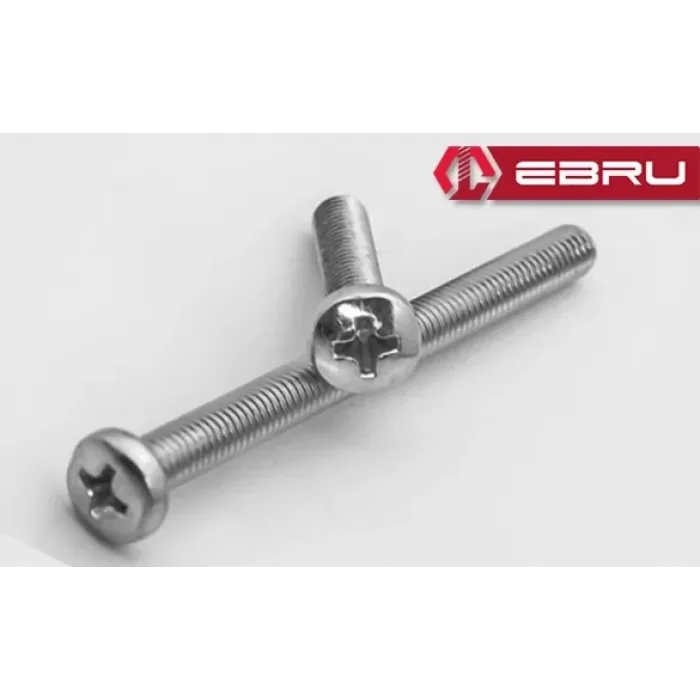 Yuvarlak Yıldız Başlı Ysb Civata M6x70 - 10 Adet