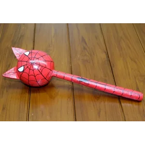 Ahşap Kedili Spiderman Marakas Tekli Polos:24