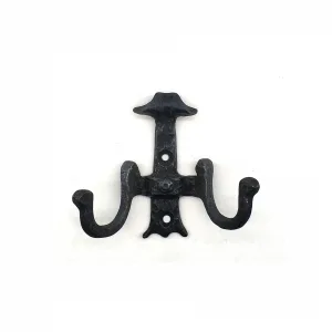 Antika Tarz Dekoratif Pirinç Gemici Askı - 85x94 Mm, Oksit