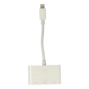 Apr23 Iphone Otg 3in1 - Beyaz