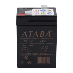 Ataba At-640 6v 4ah Işıldak Aküsü