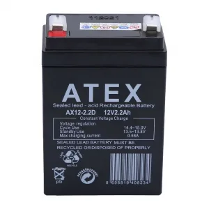 Atex Ax12-2.2 12v 2.2ah Dik Akü