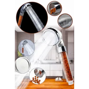 Boncuklu Su Tasarruflu Kireç Önleyici Duş Başlığı
