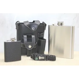 Deri Kılıflı Matara Seti Alk3929